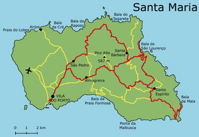 Santa Maria Karte